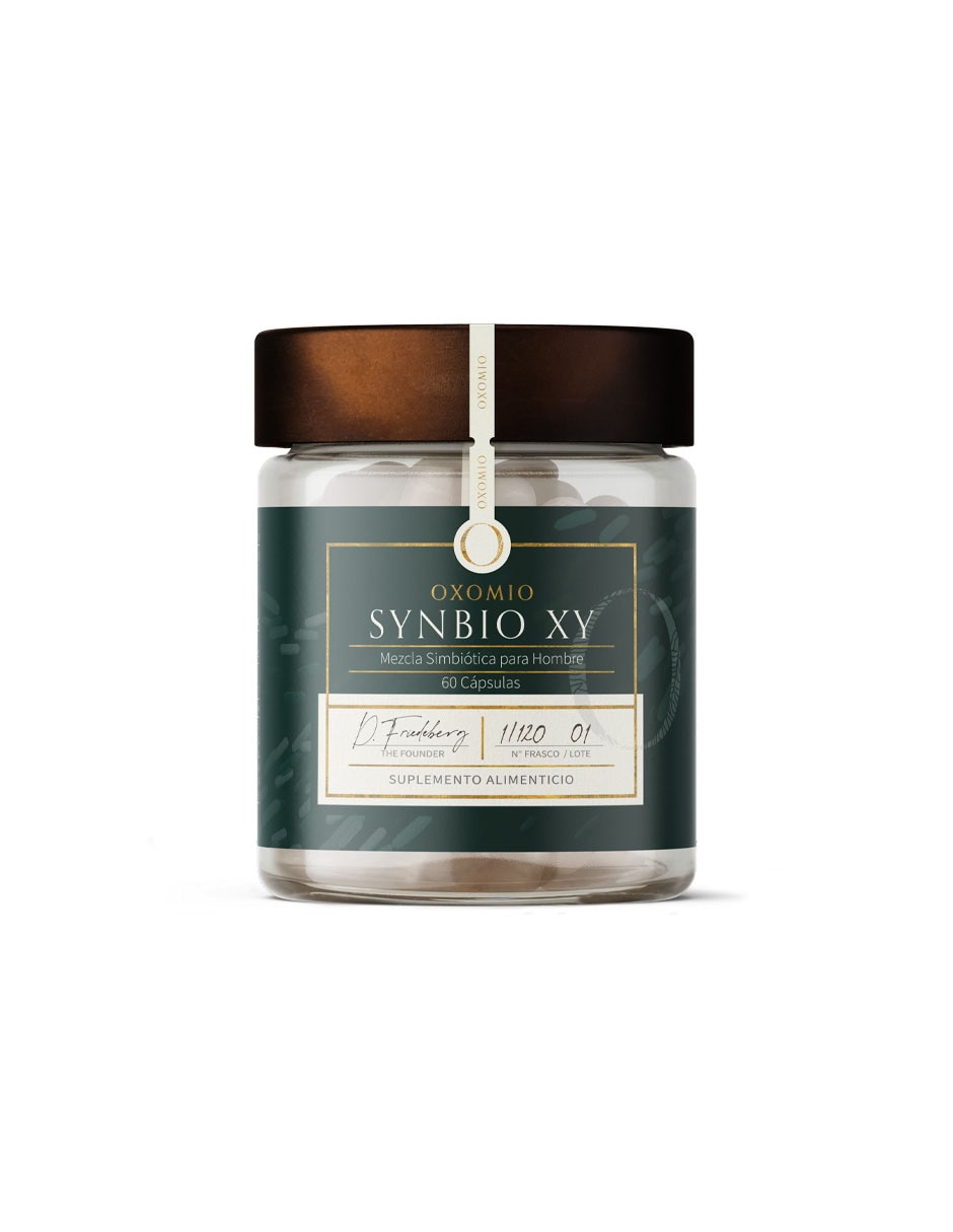 Synbio XY Hombre- Gut Health con probióticos, prebióticos, inulina de agave y aloe vera de 60 cápsulas Synbio XY Hombre- Gut Health con probióticos, prebióticos, inulina de agave y aloe vera de 60 cápsulas