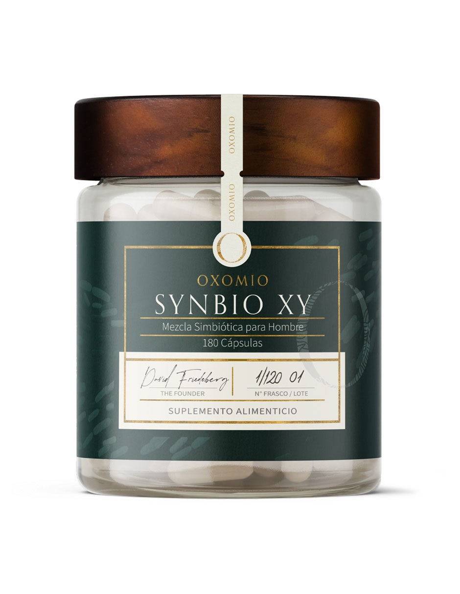 Synbio XY de - Gut Health Oxomio con probióticos, prebióticos, inulina de agave y aloe vera de 180 cápsulas