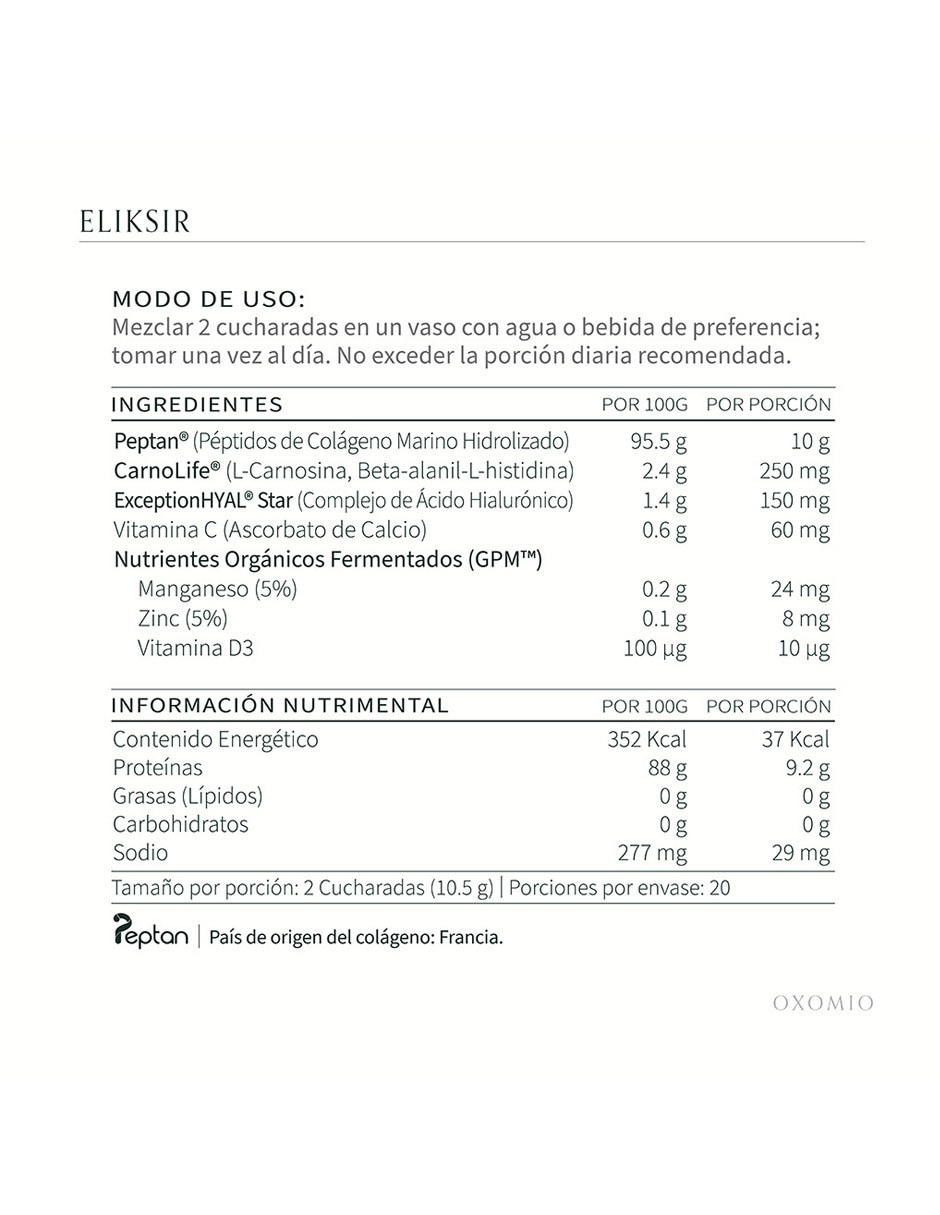 Eliksir Eco-Refill con colágeno hidrolizado marino 3