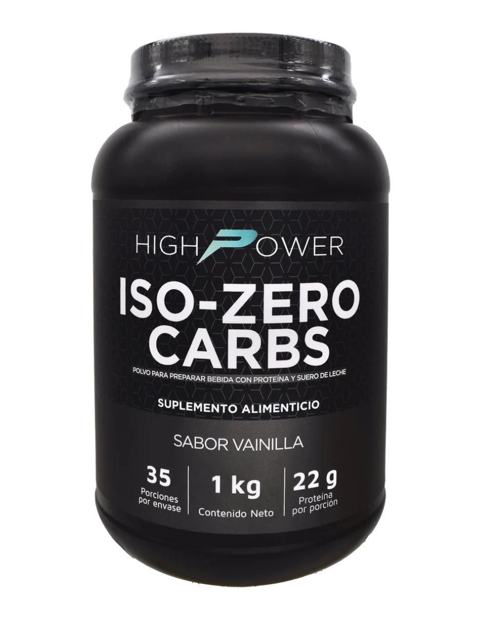 ISO-Zero Carbs Proteina sabor vainilla