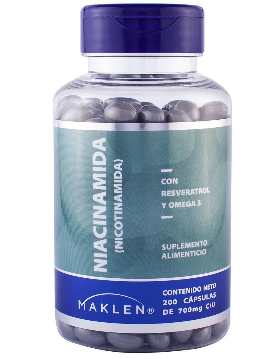 Niacinamida con Resveratrol y Omega 3