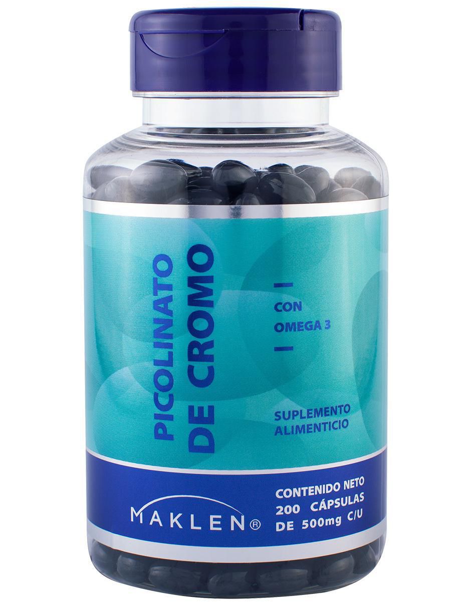 Picolinato de Cromo con Omega 3