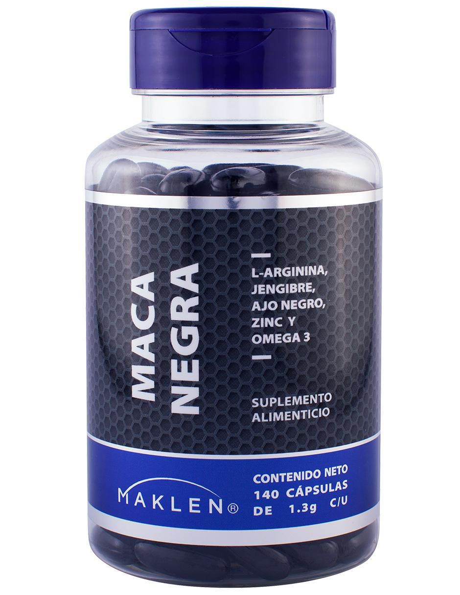 Maca Negra con L-Arginina, Jengibre, Ajo, Zinc y Omega 3