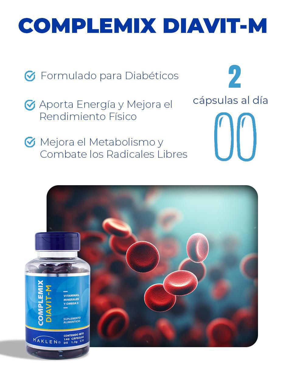 Complemix DIAVIT-M con vitaminas y minerales 4