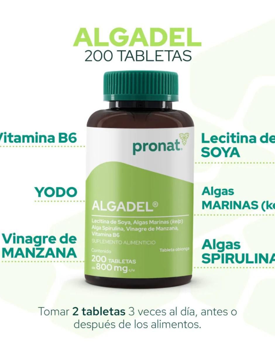 Algadel con alga espirulina 3
