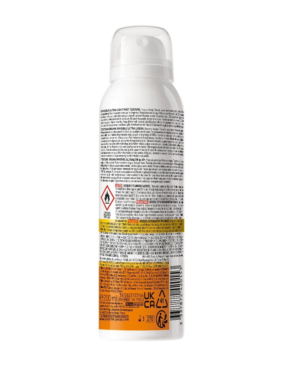 Protector solar FPS 50 Anthelios 200 ml 2