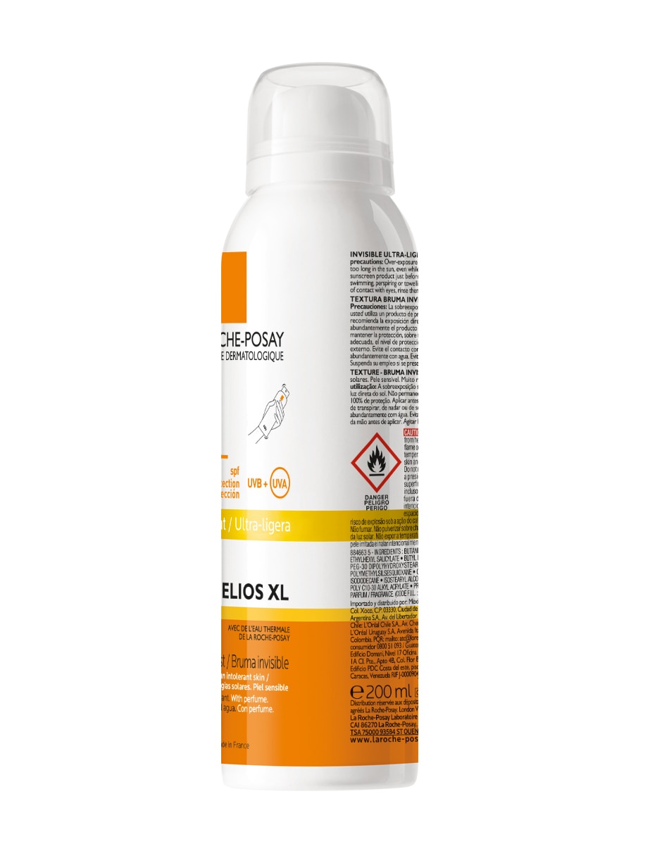 Protector solar FPS 50 Anthelios 200 ml 4