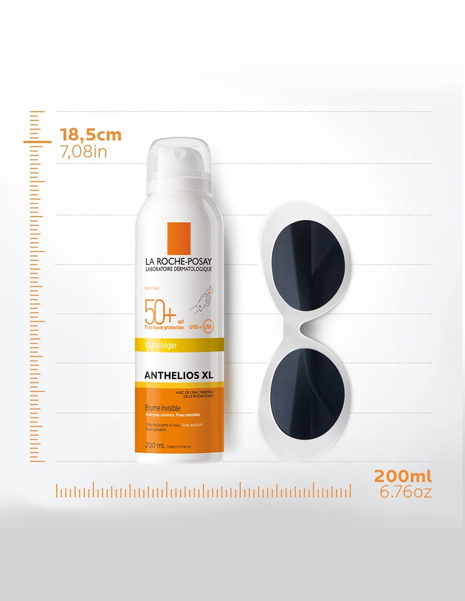 Protector solar FPS 50 Anthelios 200 ml 5