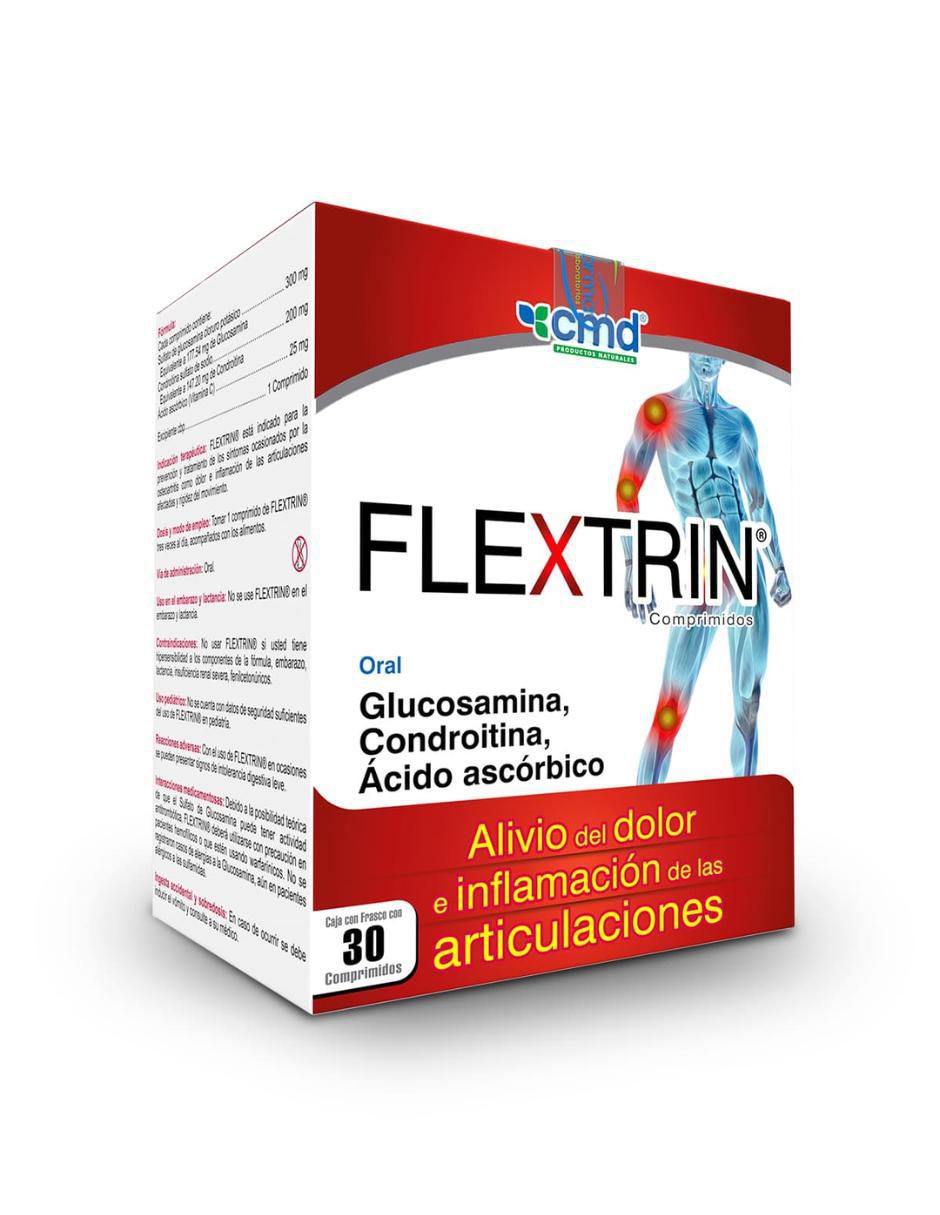 Flextrin con glucosamina de 30 tabletas 2