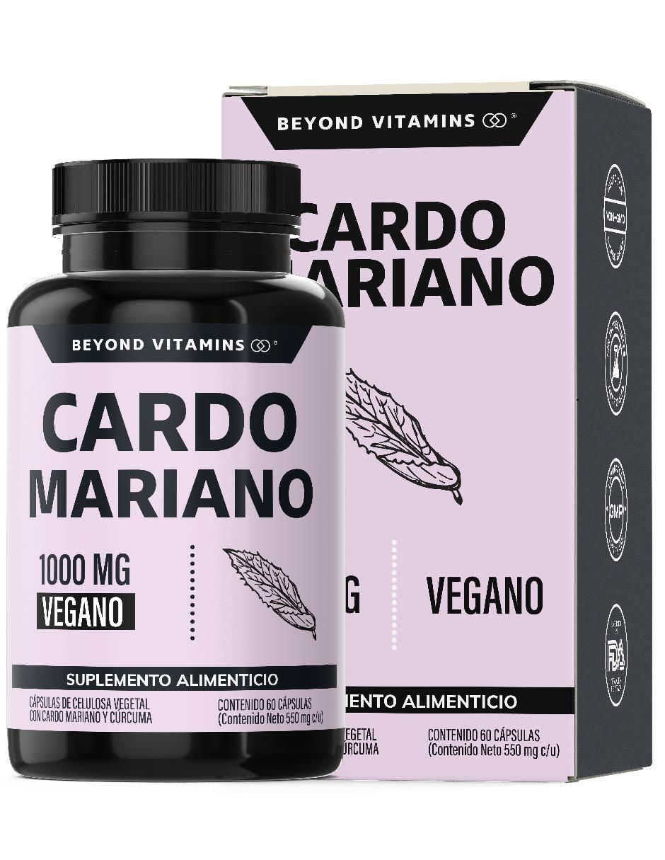 Cardo Marian con Raíz de Cúrcuma de 60 cápsulas