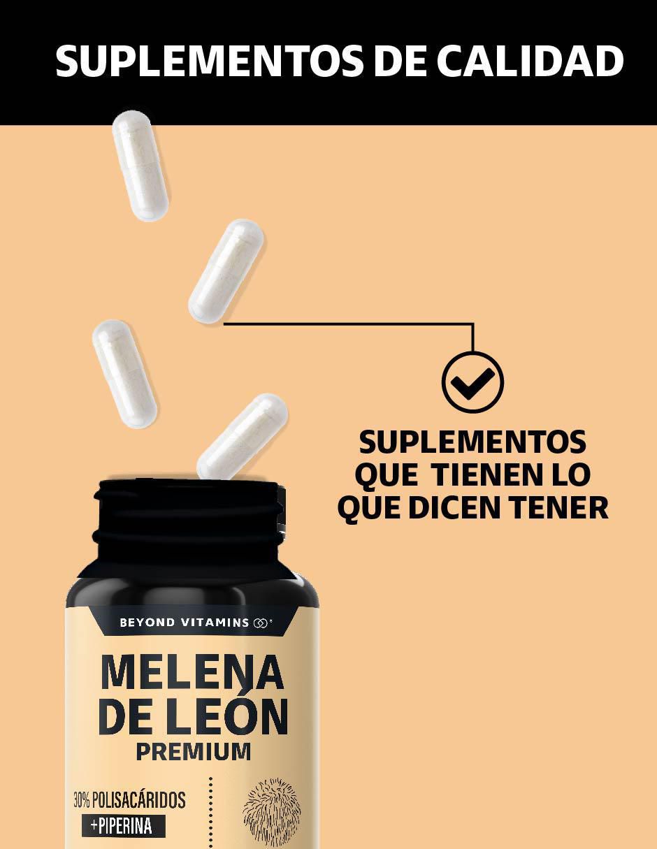 Hongo Melena de León Pimienta Negra de 60 cápsulas 3