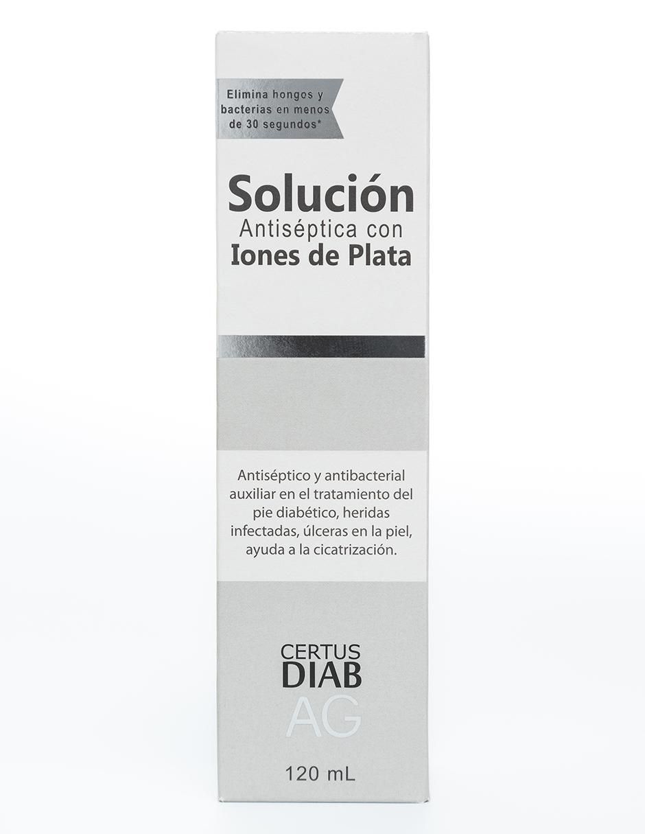 Spray con solución antiséptica