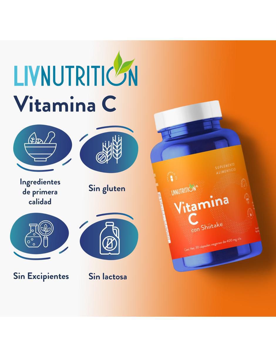 Vitamina C de 60 cápsulas 6