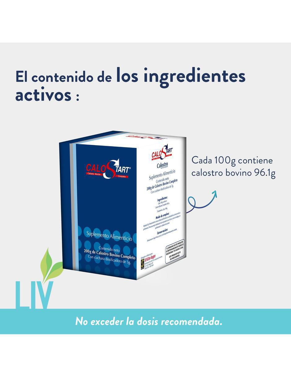 Calostro Calostart con calostro bovino de 200 g 4