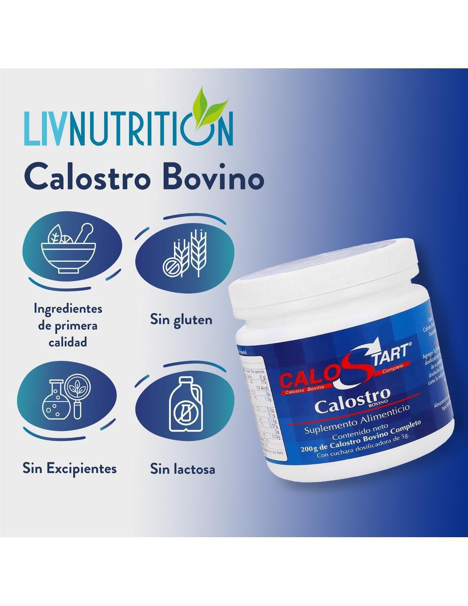 Calostro Calostart con calostro bovino de 200 g 6