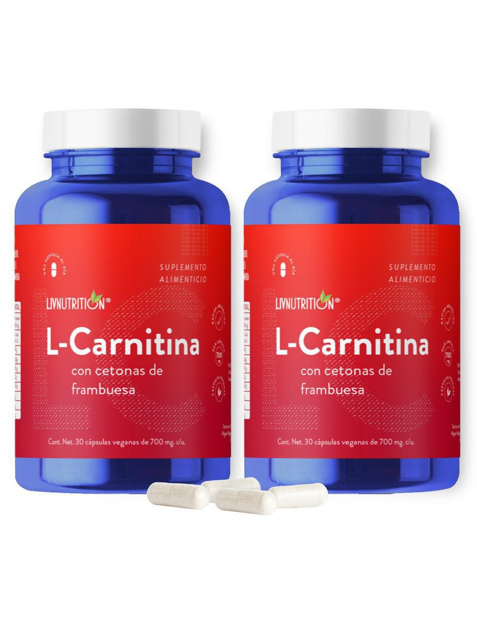 l carnitina y polinicotinato de cromo Cromo Con L-Carnitina 60 cpsulas de 400 mg.  Tbet Natura