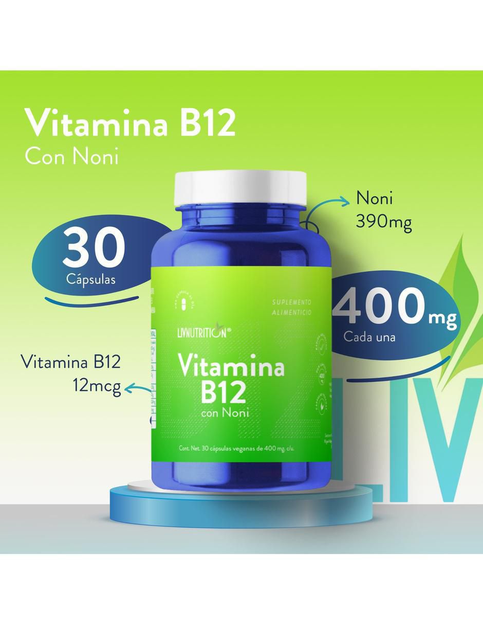 Vitamina B12 de 60 cápsulas 2