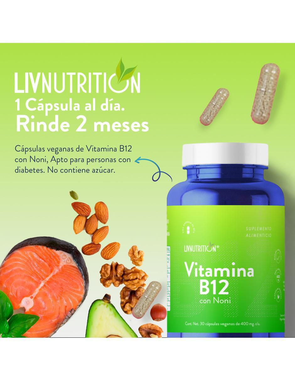 Vitamina B12 de 60 cápsulas 3
