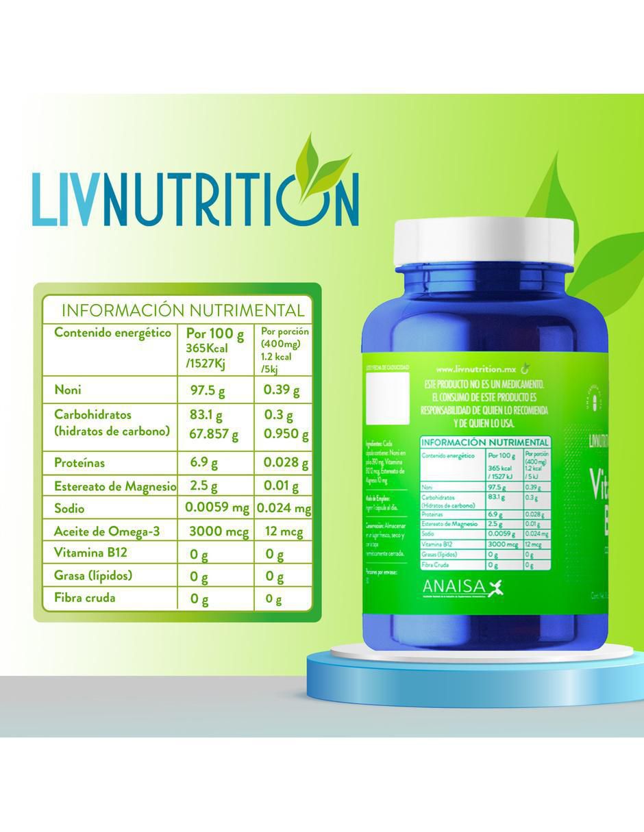 Vitamina B12 de 60 cápsulas 7
