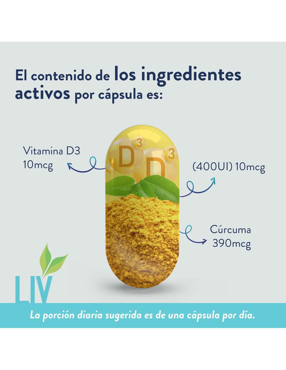 Vitamina D3 de 60 cápsulas 4