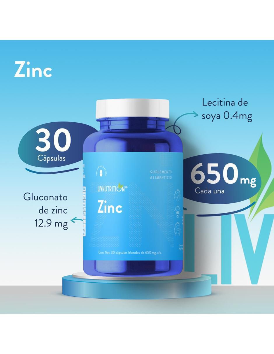 Zinc de 60 cápsulas 2