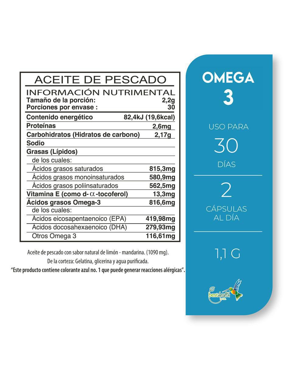 Omega 3 de 30 cápsulas 3