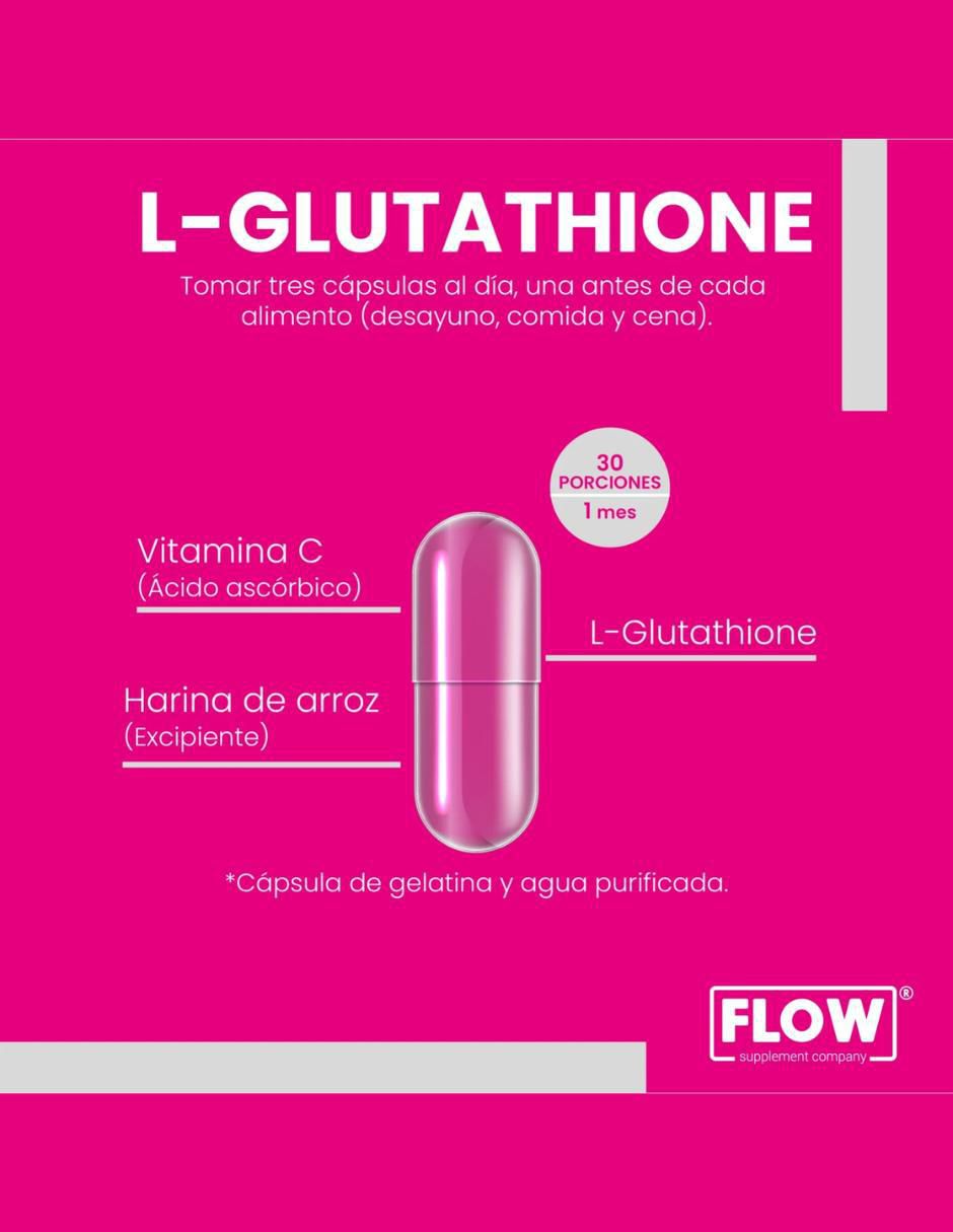 L-Glutathione de 90 cápsulas 3