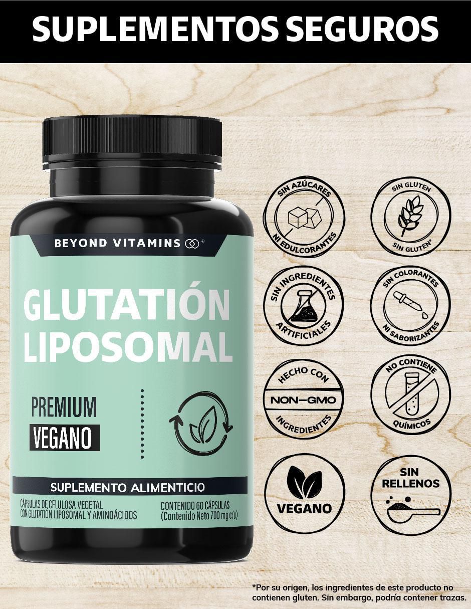 L-Glutation Liposomal de 60 cápsulas 2
