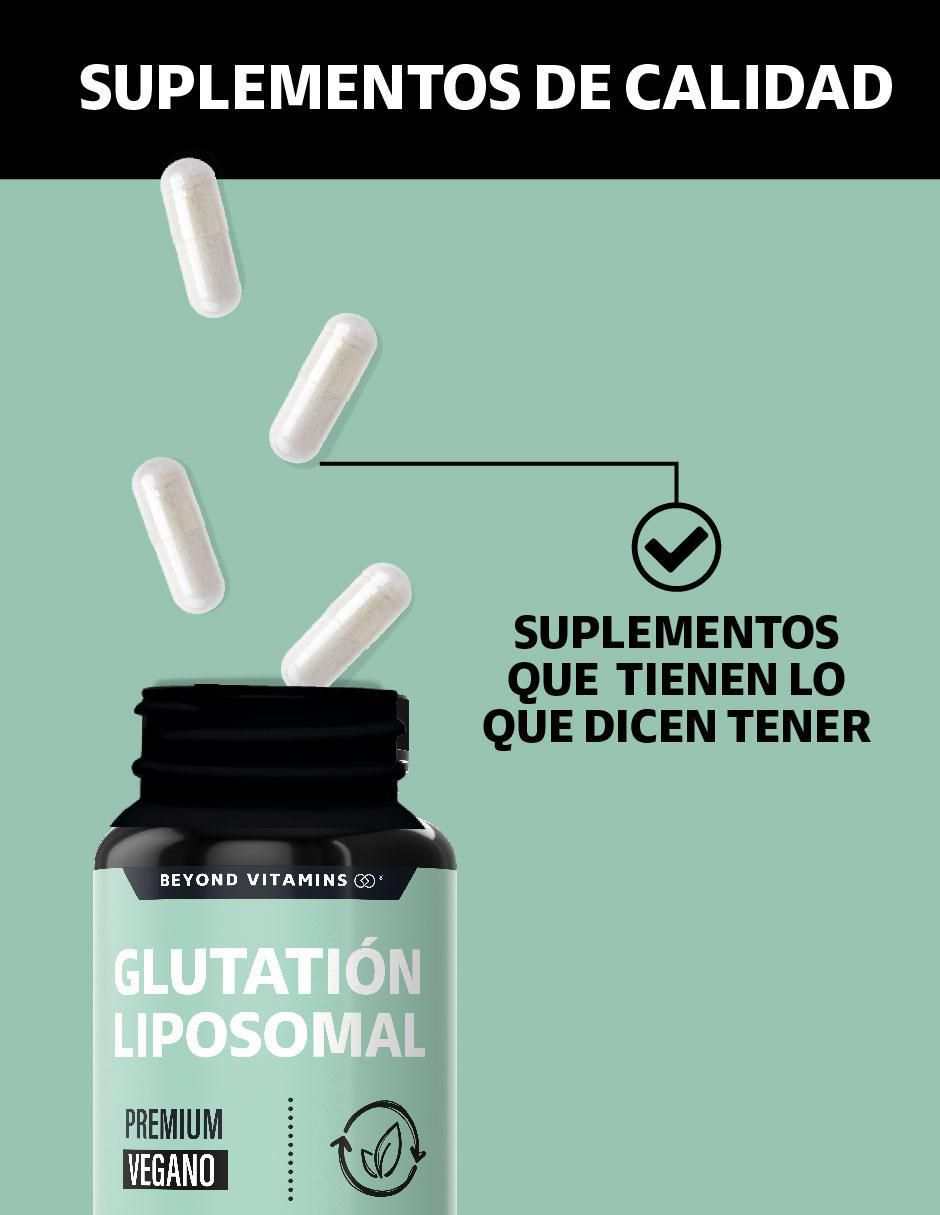 L-Glutation Liposomal de 60 cápsulas 3