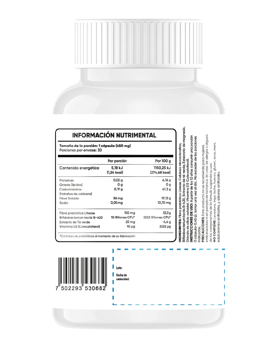 Probiotic Fit de 30 cápsulas 3