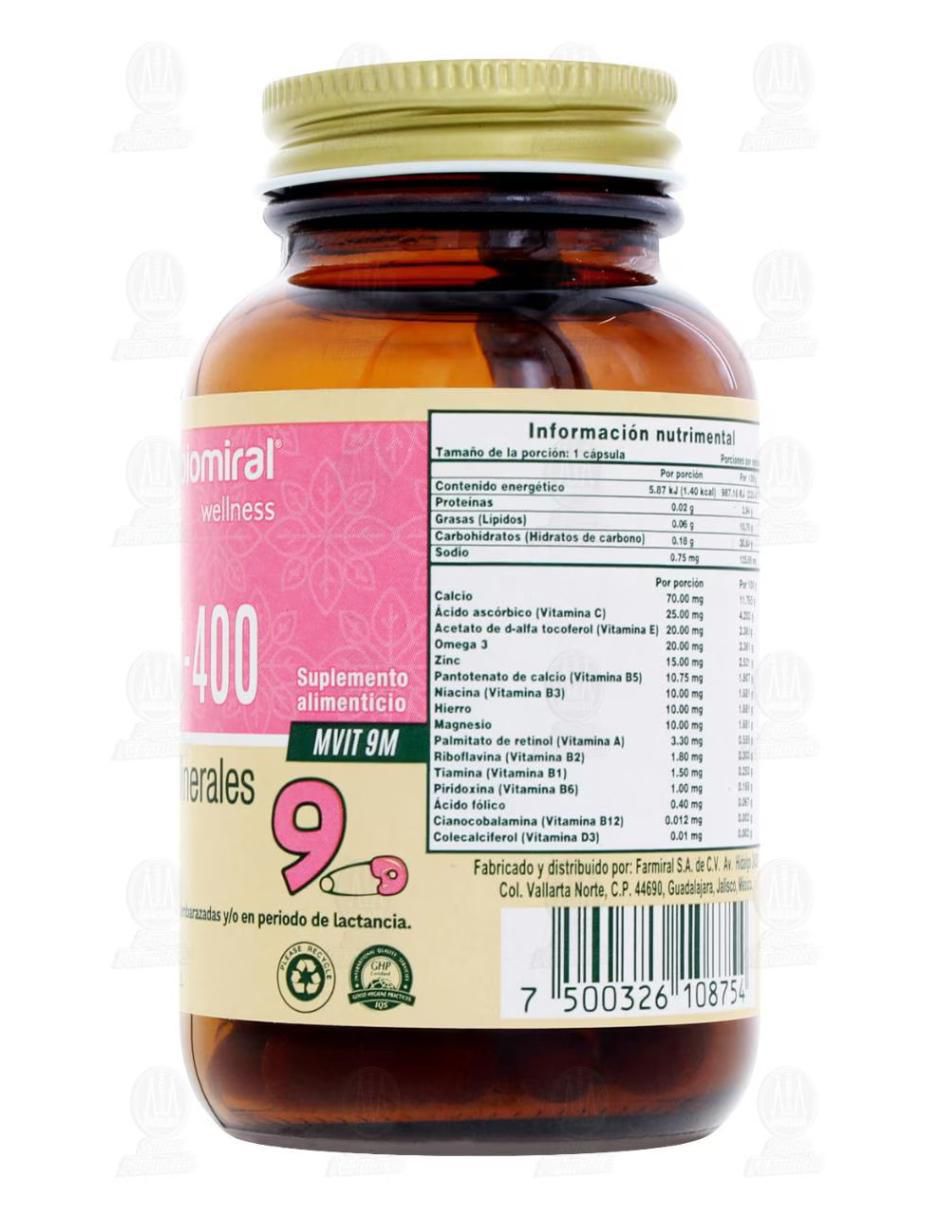 Biomivit 400 de 30 cápsulas 2