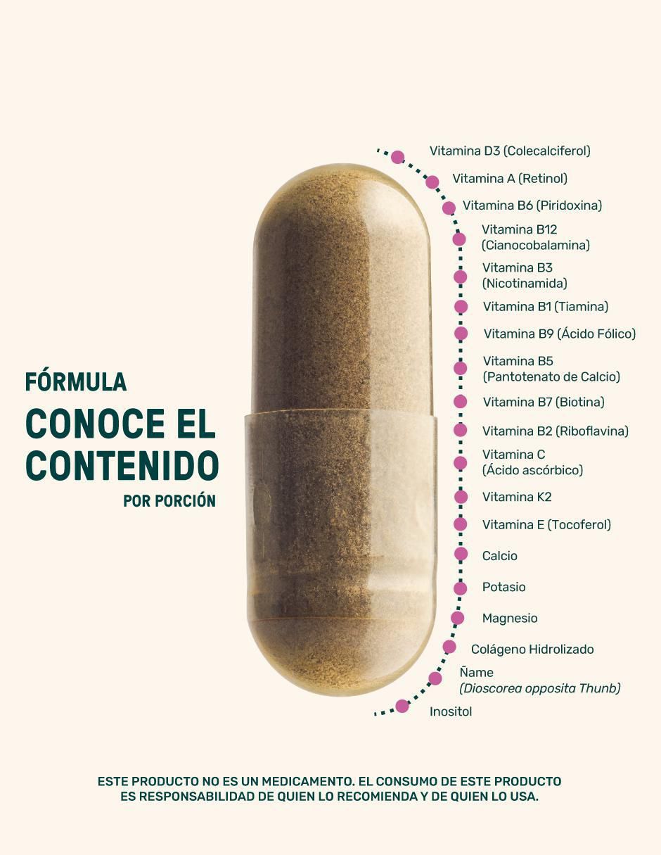 Woman M4tur3 con colágeno hidrolizado de 220 cápsulas 11