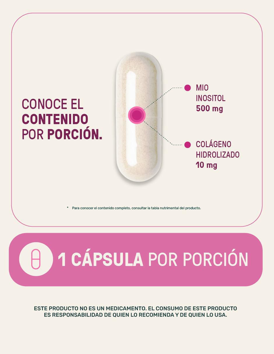Myo Inositol Life360 de 180 cápsulas 3