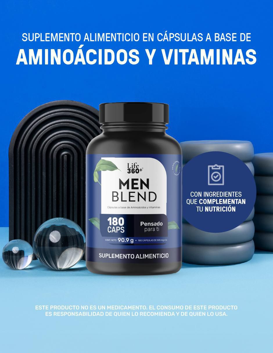 Multivitamínico para hombre con creatina + vitaminas y aminoácidos 80 cápsulas suplemento alimenticio cápsulas "para" (si aplica) unisex 2