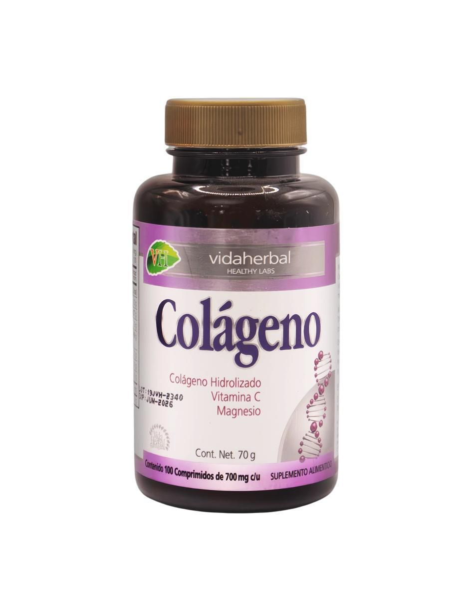 Colageno Hidrolizado, Vitamina C y Magnesio de 100 cápsulas 1