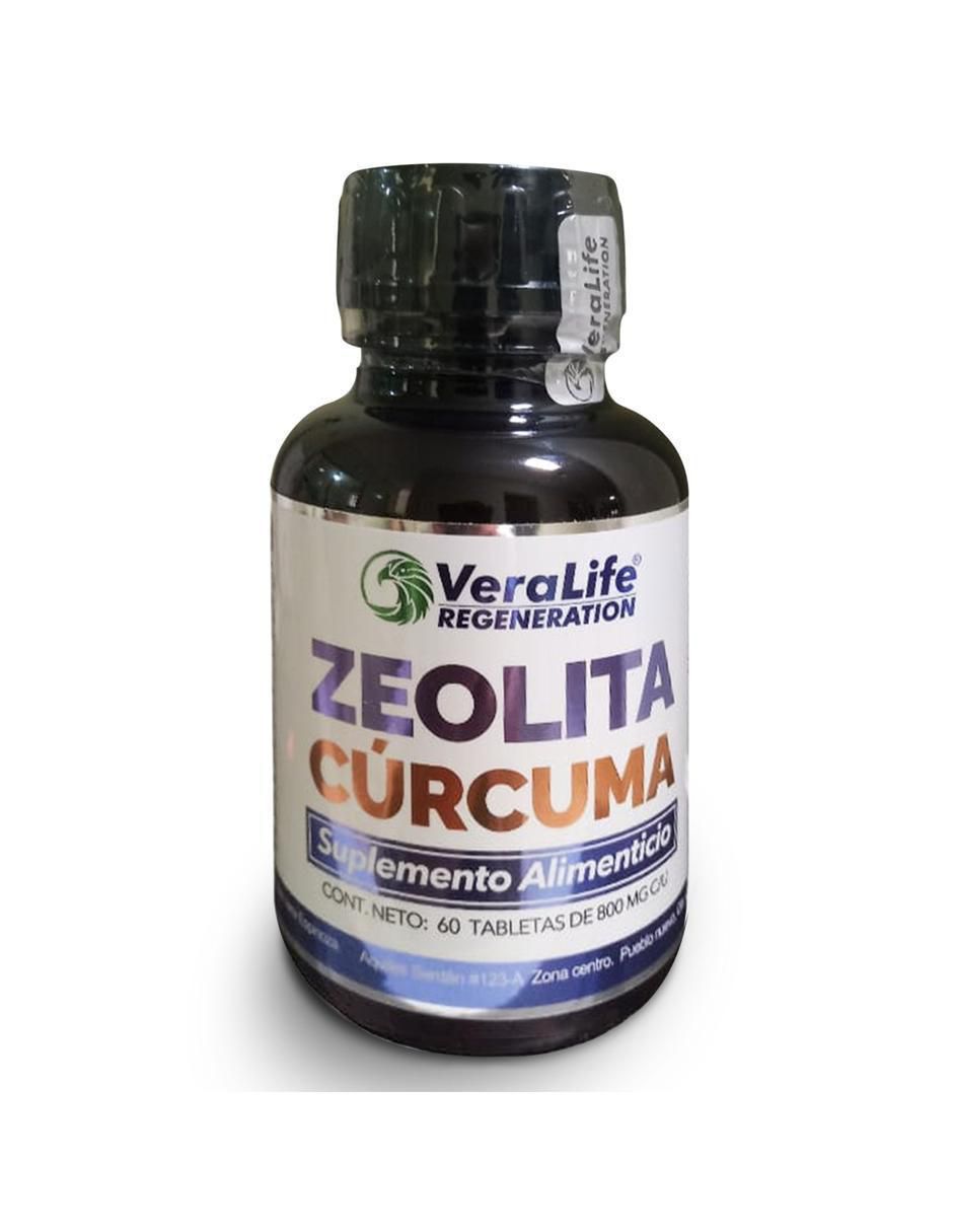 Zeolita Curcuma con cúrcuma de 60 tabletas Zeolita Curcuma con cúrcuma de 60 tabletas
