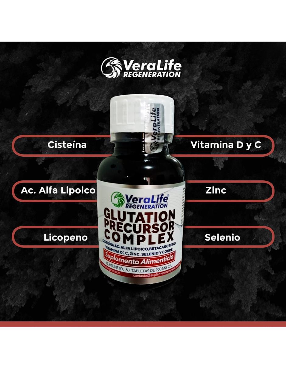Cisteina Ac. Alfa Lipoico con vitaminas y minerales de 50 tabletas 3