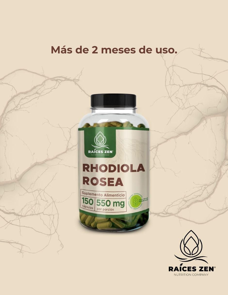 Rhodiola Rosea de 150 cápsulas 4