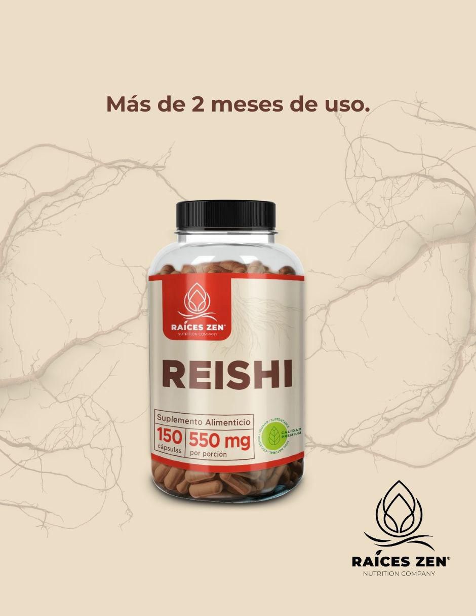 Hongo Reishi de 150 cápsulas 3