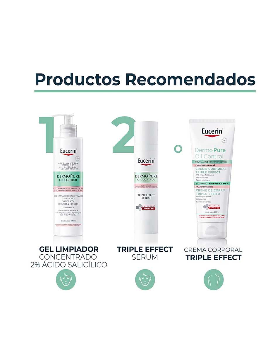 Gel para rostro y cuerpo Limpiador Oil Control Dermo Pure 7