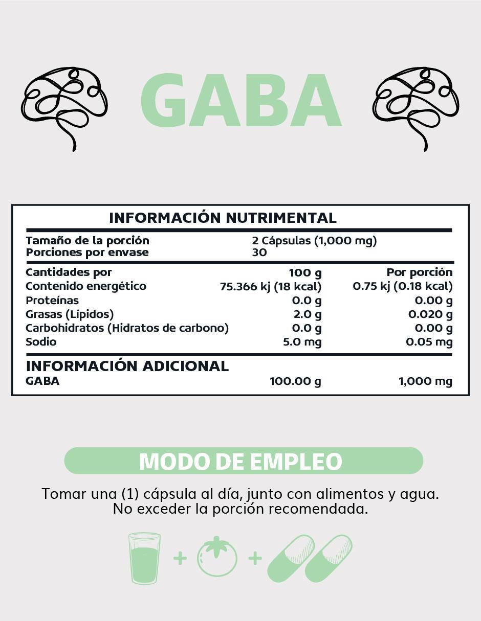GABA Aminoacidos de 60 cápsulas 4