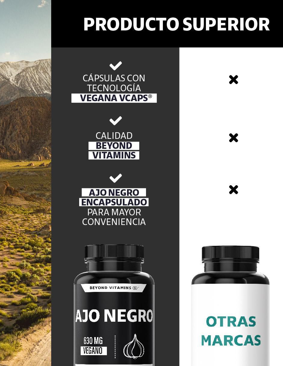 Ajo Negro con Semilla de Uva de 60 cápsulas 6