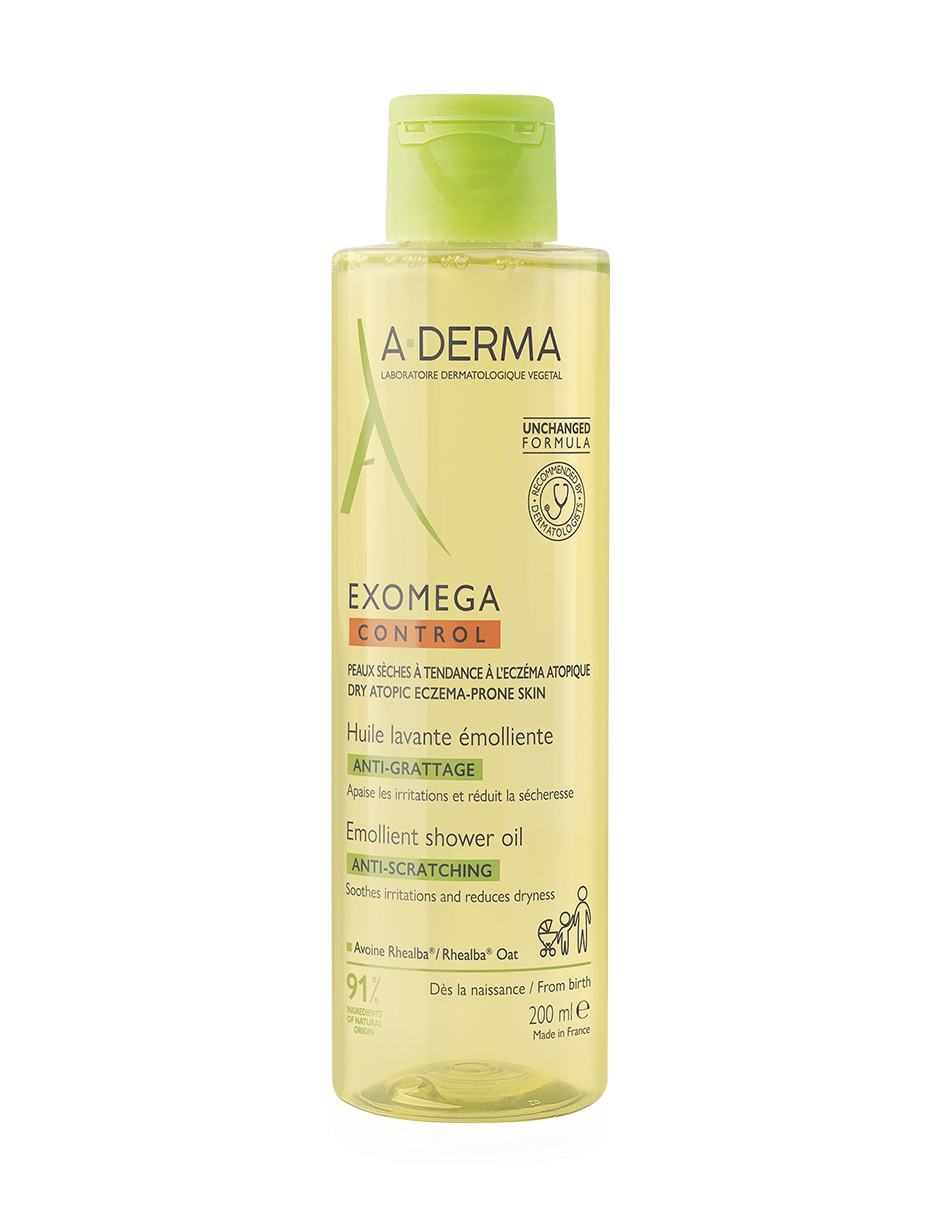 Limpiador rostro y cuerpo Exomega control para calmar la piel Limpiador rostro y cuerpo Exomega control para calmar la piel