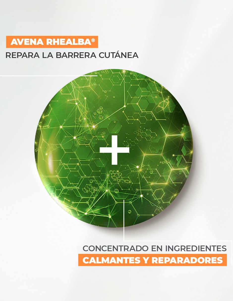 Limpiador rostro y cuerpo Exomega control para calmar la piel 5