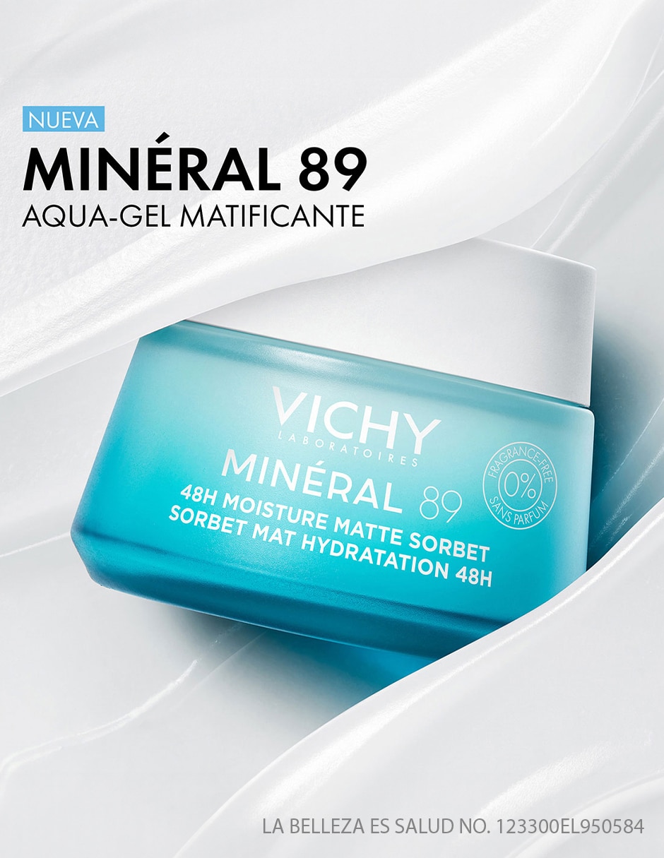 Crema facial recomendada para acné de día Mineral 89 Aqua-Gel Matificante Mineral 89 para piel mixta y grasa 5
