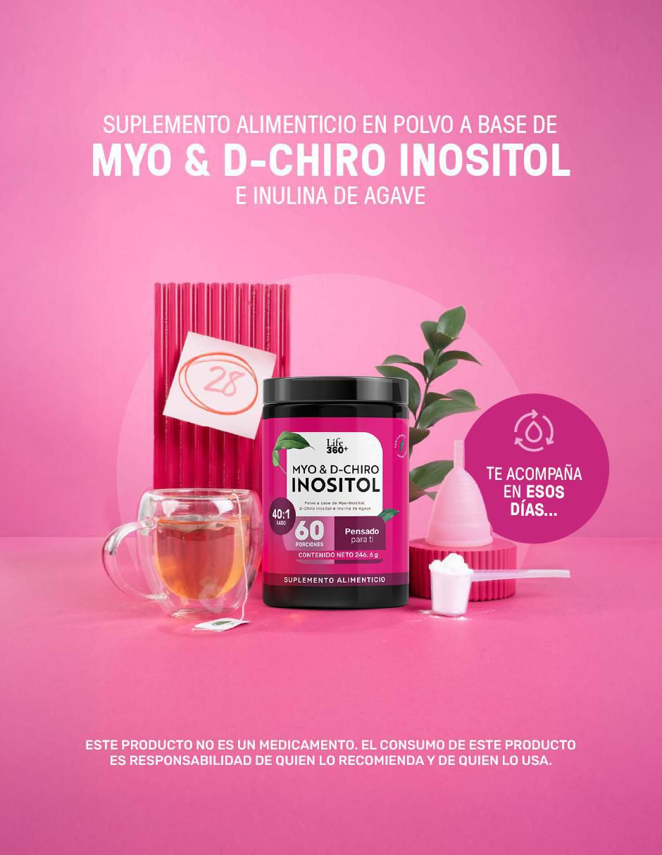 Myo & D-Chiro Inositol en polvo Mezcla 40:1  d-chiro inositol en polvo mezcla 40:1 de 246.6 g 2