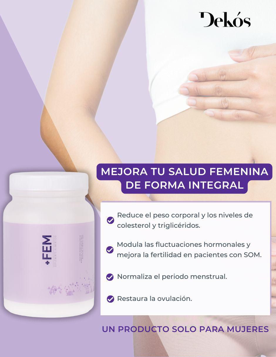 +FEM con myo-inositol y d-chiro inositol sabor naranja de 150 g 2
