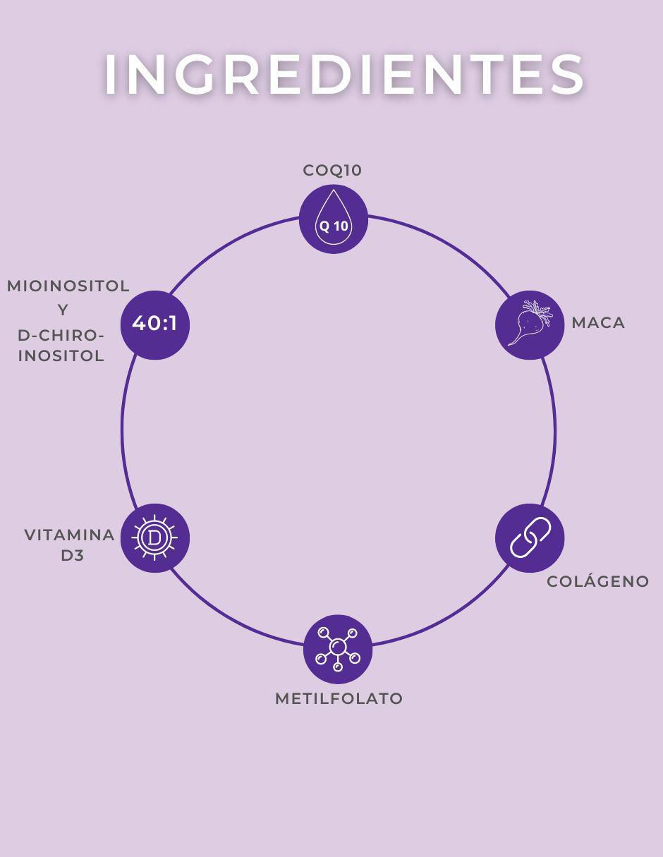 +FEM con myo-inositol y d-chiro inositol sabor naranja de 150 g 3