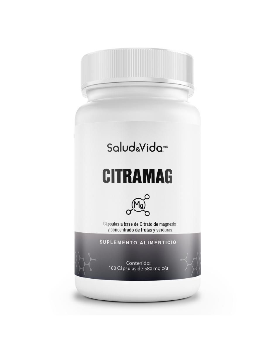 Citrato de Magnesio Citramag con citrato de magnesio de 100 cápsulas Citrato de Magnesio Citramag con citrato de magnesio de 100 cápsulas