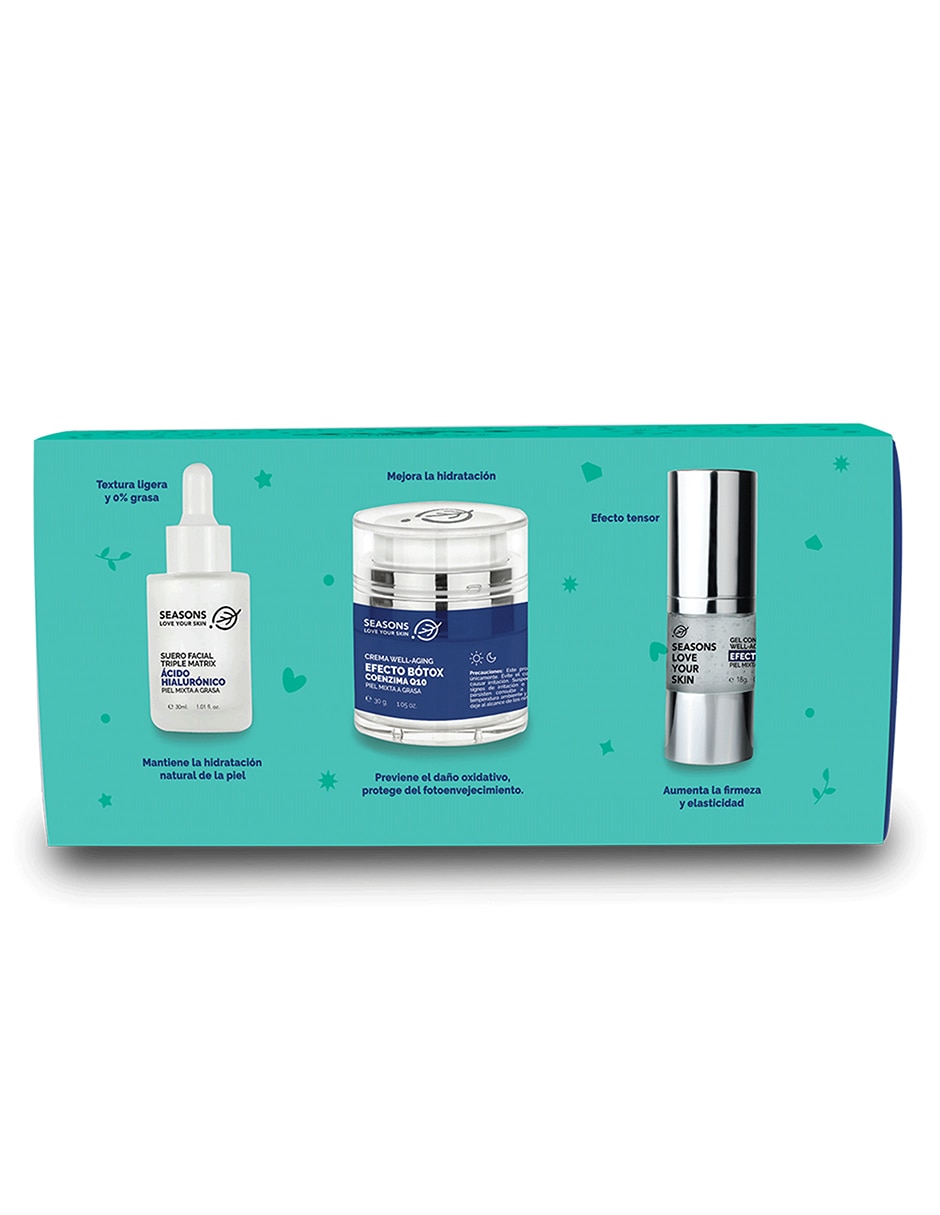 Kit tratamiento facial reafirmante antiedad 5